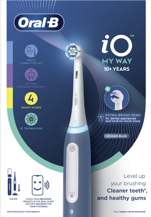 Електрическа четка за зъби Oral-B iO My Way Teens 818626, Сив