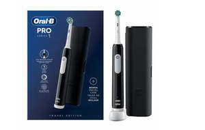 Electric toothbrush Oral-B Pro 1 with cover, Black