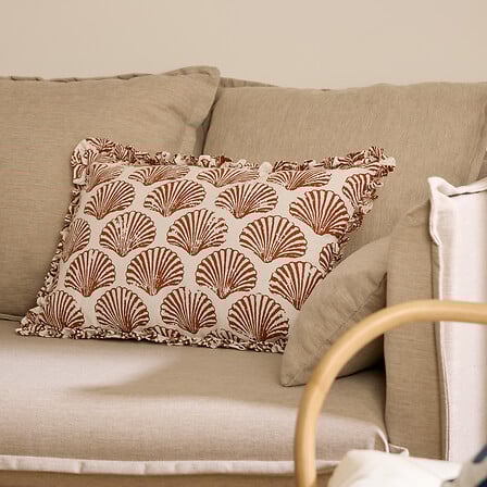 Декоративна възглавница atmosphera Oceania,Теракота, 38×58 cm