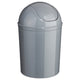 Кош за отпадъци 5five, Полипропилен, 7L, Сив