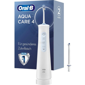 Орален иригатор Oral-B, С включени 2 глави, Бял