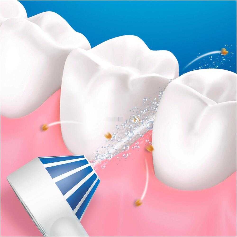 Орален иригатор Oral-B, С включени 2 глави, Бял