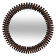 Кръгло огледало atmosphera Barrel, Метал, Ø61 cm