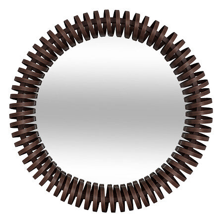 Кръгло огледало atmosphera Barrel, Метал, Ø61 cm