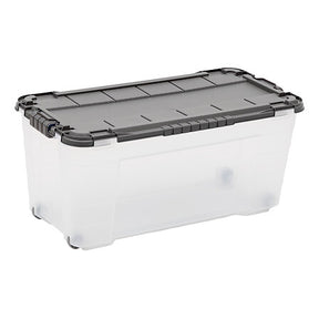 Кутия за съхранение 5five Block'it, PP, Прозрачна, 80 л