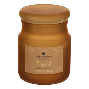 Ароматна свещ atmosphera Eloa, Стъкло, 70 g, Дървесен аромат