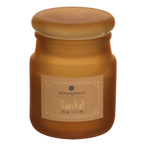 Ароматна свещ atmosphera Eloa, Стъкло, 70 g, Дървесен аромат