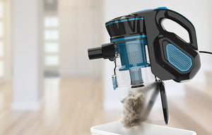 Vertical vacuum cleaner INSE I5, 600W, 18,000 Pa, 1L, Blue