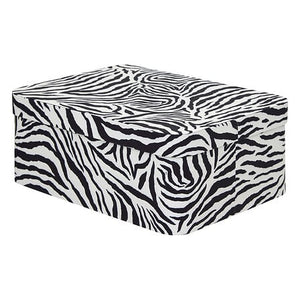 Комплект 4 картонени кутии 5five Polybox Zebra