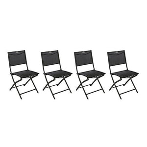 Modula anthracite graphite folding chair