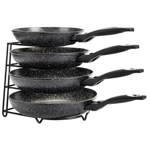 Stand for pans KingHoff 1582, 4 levels, Metal, Black