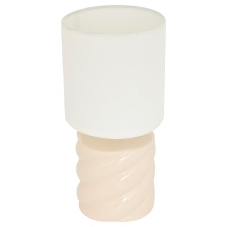 Настолна лампа atmosphera Noly, Керамика, 27 cm, Ivory
