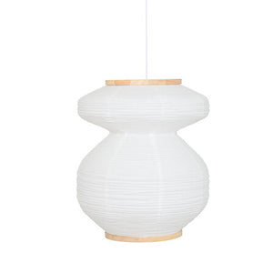 Висяща лампа atmosphera Nika, Хартия, Бяла, 45 cm