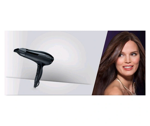 Hair Dryer Remington D5210, 2200 W, 2 Speeds, Concentrator, Black