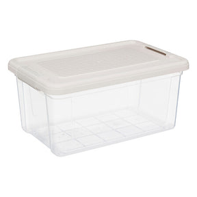 Комплект от 3 кутии за съхранение 5five Tide'n Box, PP, 9L, Прозрачни