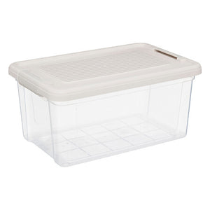 Комплект от 3 кутии за съхранение 5five Tide'n Box, PP, 9L, Прозрачни