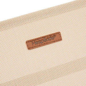 Сгъваем шезлонг Hesperide Bonao, Алуминий, Лен/Кафе