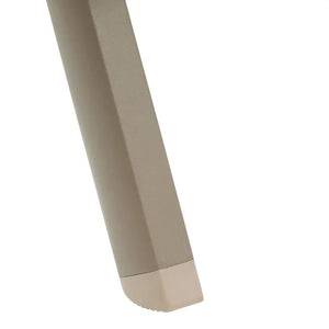 Сгъваем шезлонг Hesperide Bonao, Алуминий, Лен/Кафе