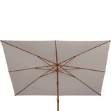 Градински чадър със странична стойка Hesperide Melhia, Накланящ се, Olefin, 3x3 m