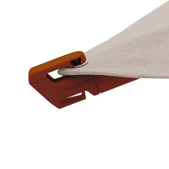 Градински чадър със странична стойка Hesperide Melhia, Накланящ се, Olefin, Махагон/Лен, 3x3 m