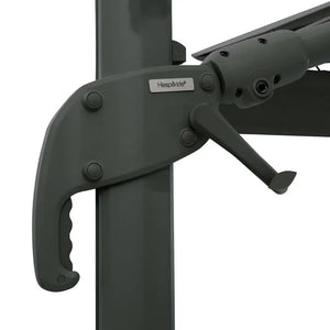 Градински чадър със странична стойка Hesperide Melhia Multi-canopy, Накланящ се, Olefin, Лаврово зелено, 4x3 m