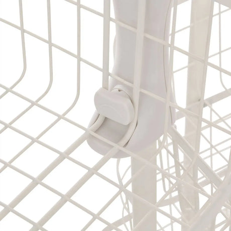 Кухненска количка 5five Balm, MDF и бял метал, 5 коша, 34.5x31x91 cm