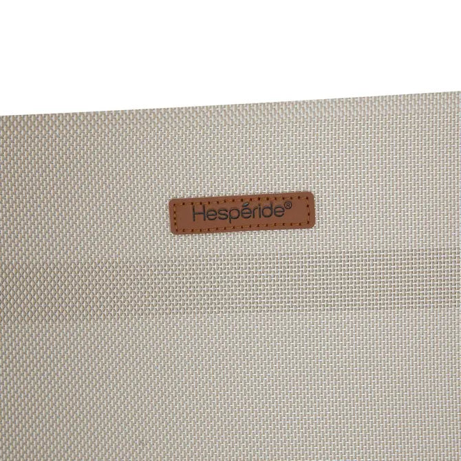 Сгъваем шезлонг Hesperide Samba, Алуминий, Лен/Лаврово зелено