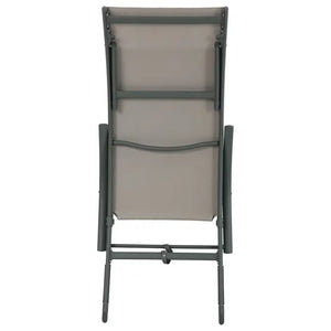 Сгъваем шезлонг Hesperide Samba, Алуминий, Лен/Лаврово зелено