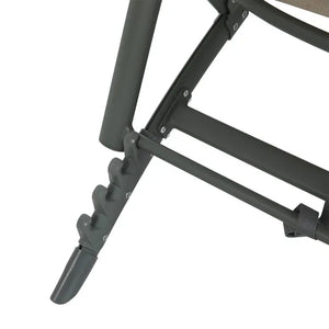 Сгъваем шезлонг Hesperide Samba, Алуминий, Лен/Лаврово зелено