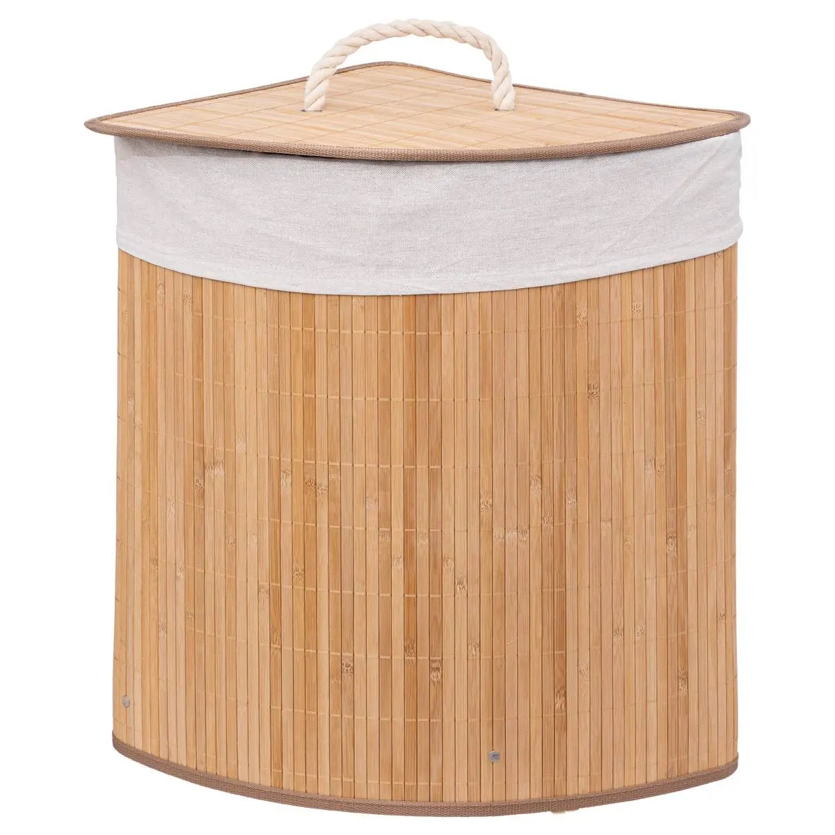 Кош за пране 5five Bambou, Ъглов, 48 l
