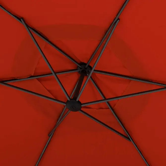 Градински чадър със странична стойка Hesperide Manoa, Кехлибар, 3 m