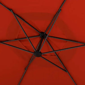 Градински чадър със странична стойка Hesperide Manoa, Кехлибар, 3 m