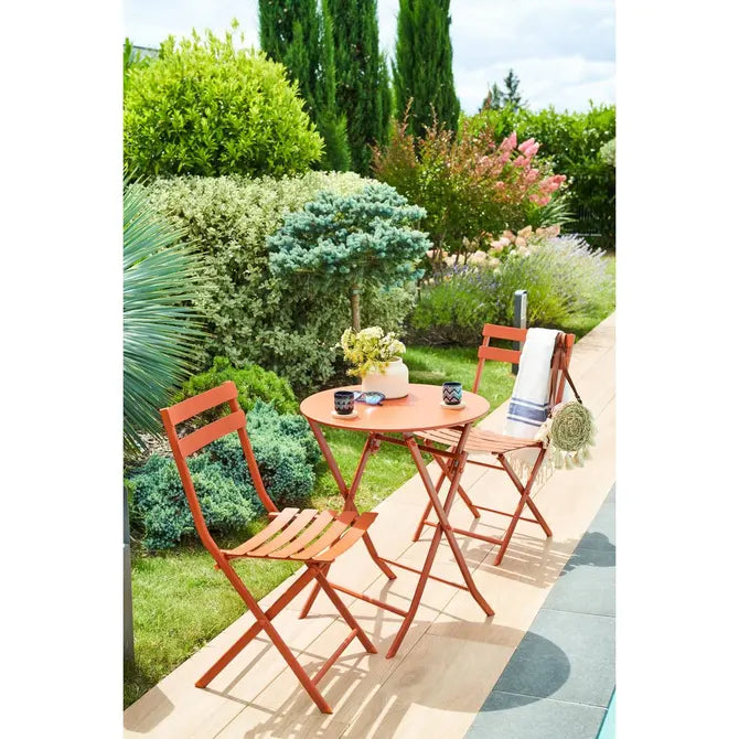 Градинска кръгла маса Hesperide Greensboro, Оранжев