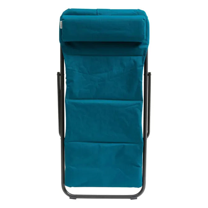 Шезлонг Hesperide Jubba, Синьо-зелен/Графит