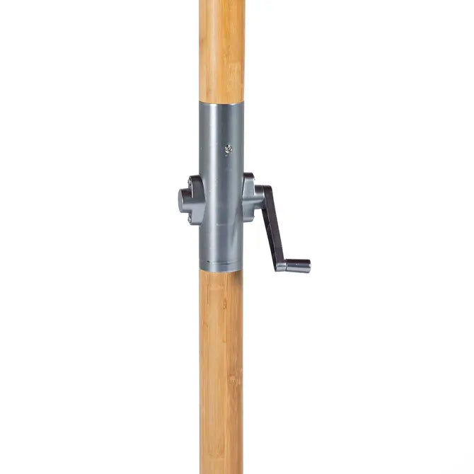 Прав чадър Hesperide Tinaei, Бамбуков прът, Olefin, Бордо, 3 m