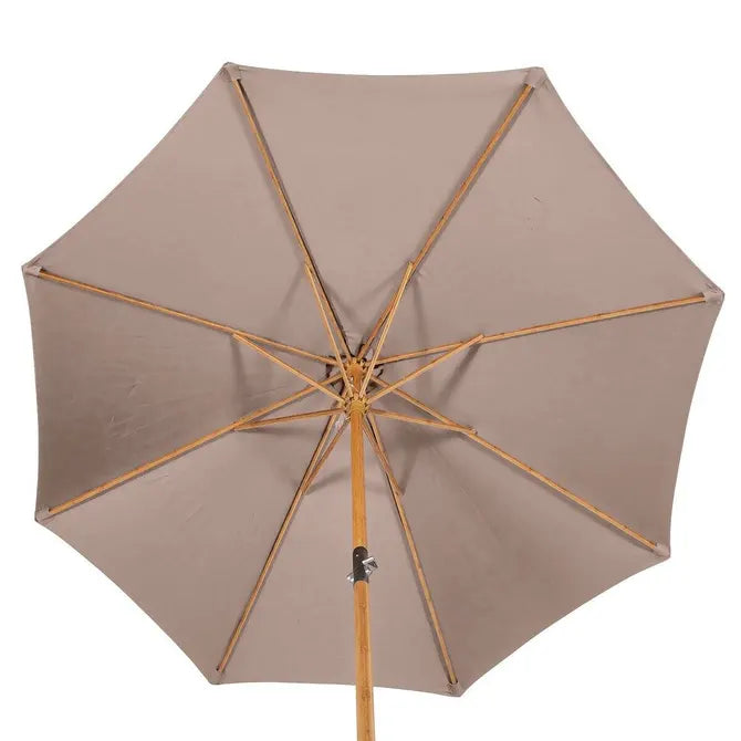 Прав чадър Hesperide Tinaei, Бамбуков прът, Olefin, Таупе, 3 m