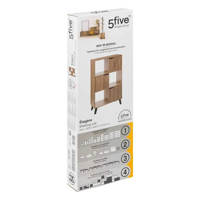 Рафт 5five Mix'n Modul Natural Ceda, 6 отделения