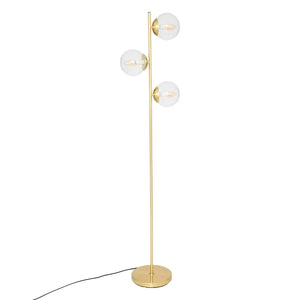 Лампион atmosphera Le Collectionneur, Метал и Стъкло, Златен, 162 cm