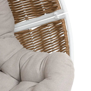 Висящо кресло Hesperide Orbiana, Таупе/Бяло