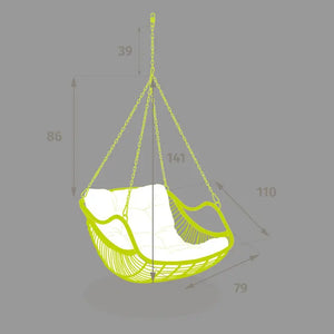 Висящо кресло Hesperide Gilbraltar