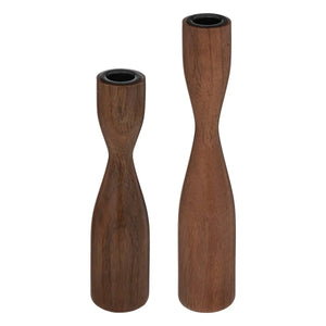 Свещник atmosphera Le Cafe Bordelais, Метал, 25 cm, 2 бр
