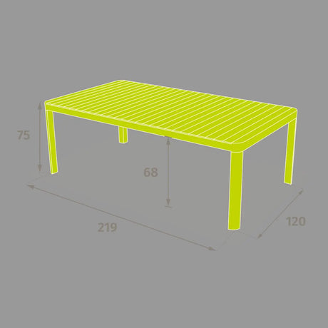 Градинска маса Hesperide Paradize, Акация, 8 места