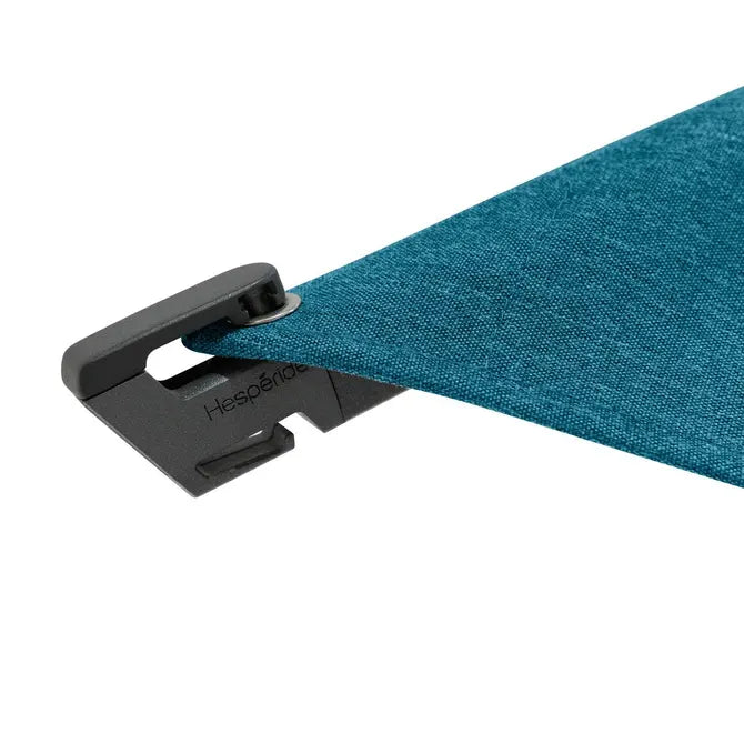 Градински чадър със странична стойка Hesperide Melhia, Накланящ се, Olefin, Синьо-зелено, 4x3 m