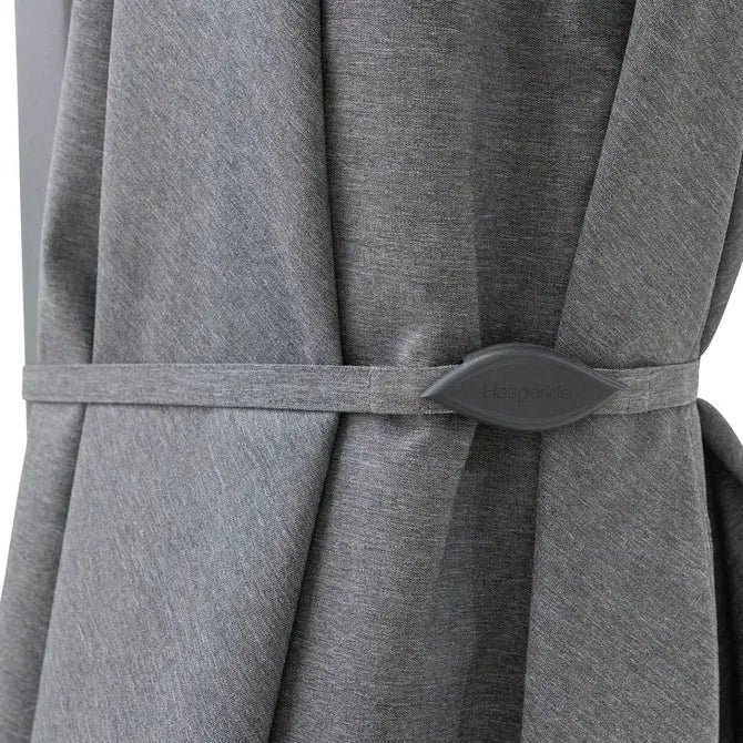 Градински чадър със странична стойка Hesperide Melhia Multi-layer, Накланящ се, Olefin, Антрацит, 4x3 m