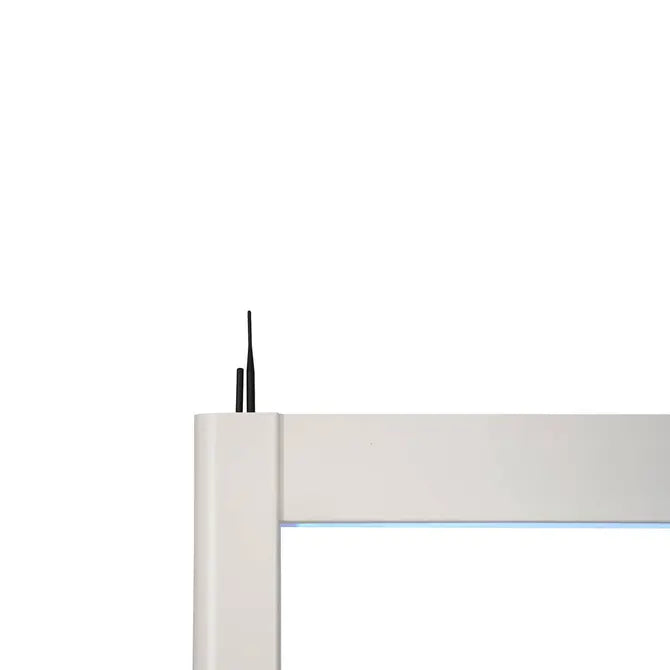 Електрическа пергола Hesperide Evora, Бял алуминий, 3.6x3.6 m