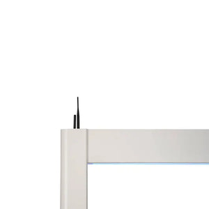 Електрическа пергола Hesperide Evora, Бял алуминий, 3.6x3.6 m