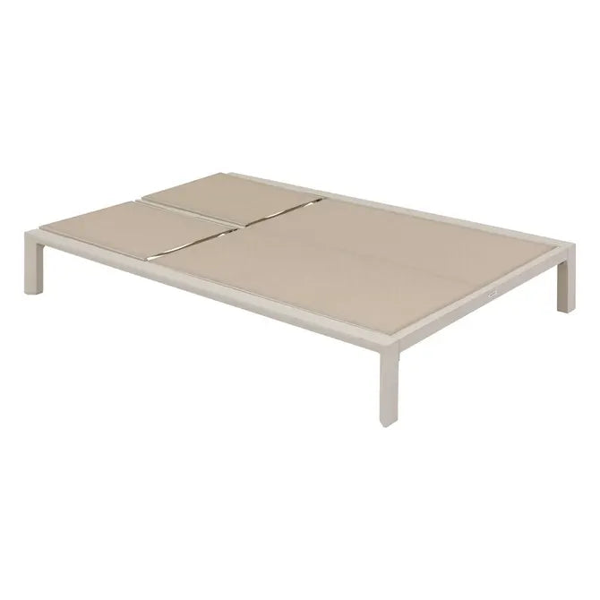 Двоен алуминиев шезлонг Hesperide Evasion, Цвят Глина