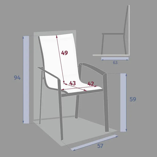 Градинска маса Hesperide Axiome 19