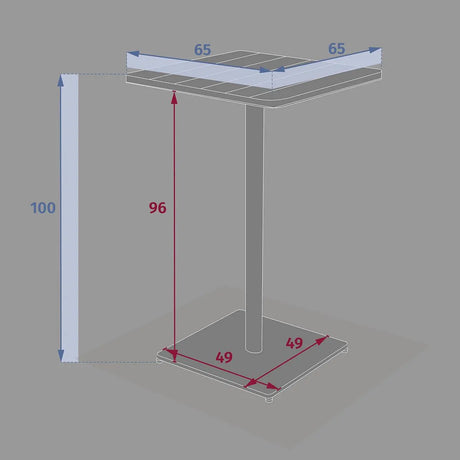 Градинска висока маса Hesperide Phuket