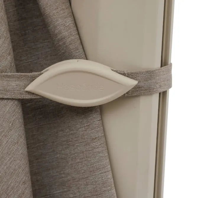 Градински чадър със странична стойка Hesperide Melhia, Накланящ се, Olefin, Глина/Лен, 3x3 m